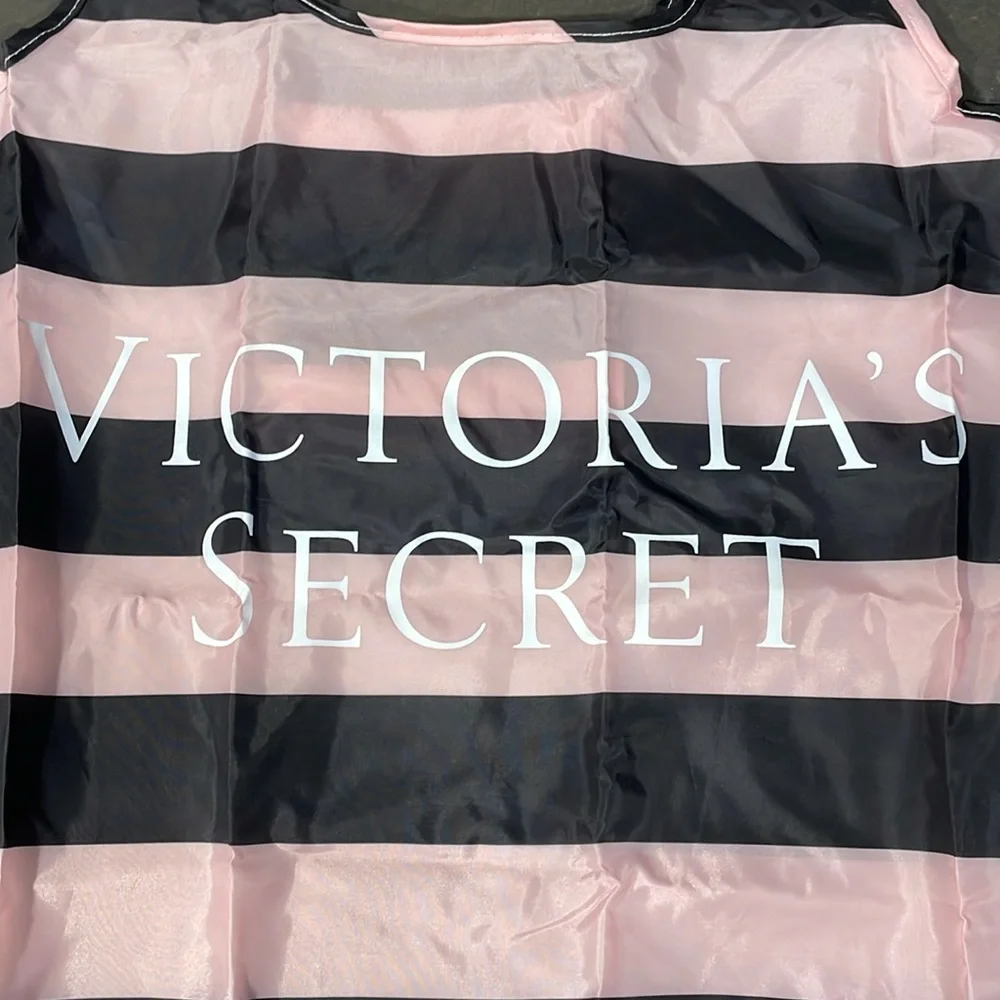 Victoria’s Secret Striped Packable Foldable Tote Bag - Picture 2 of 11